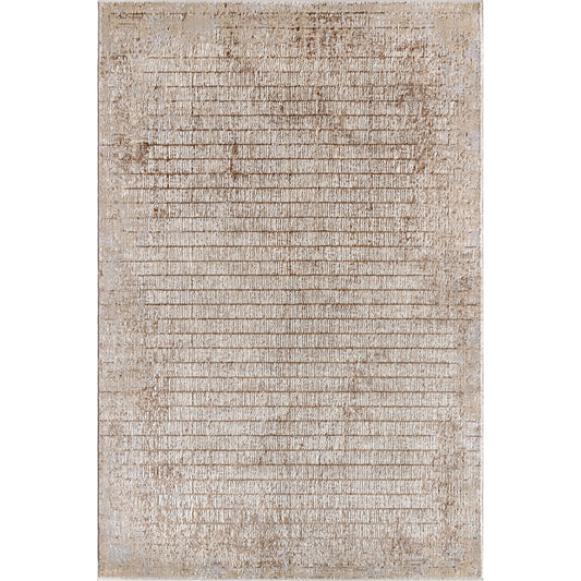 Beyond Rug - 494841 by Livabliss in light beige, light slate, cream. Made from face: 50% polypropylene, 50% polyester, warp: 100% cotton in a unique style.