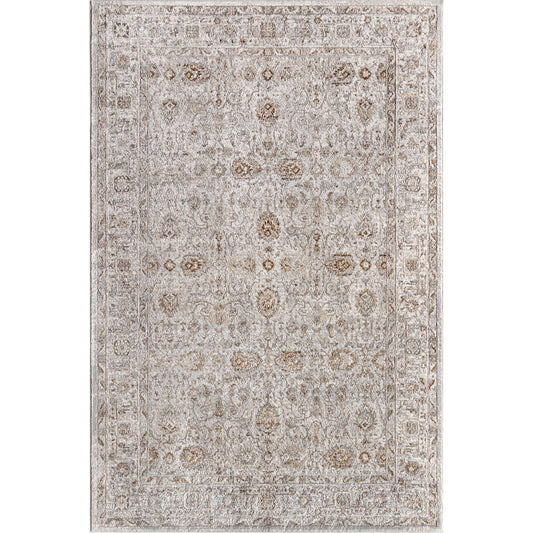 Beyond Rug - 494851 by Livabliss in light slate, cream, light beige. Made from face: 50% polypropylene, 50% polyester, warp: 100% cotton in a unique style.