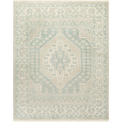 Bunyan BYN-2302 Rug by Surya in wheat, seafoam. Made from main: 70% wool, main: 30% viscose in a unique style.