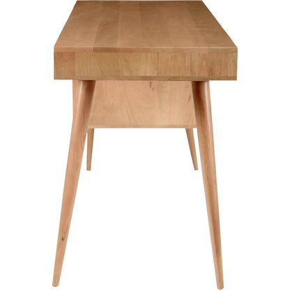 O2 Desk by Moe's Home Collection in natural. Made from solid sheesham in a modern style.
