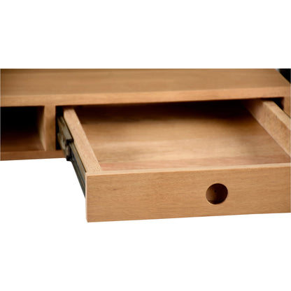 O2 Desk by Moe's Home Collection in natural. Made from solid sheesham in a modern style.