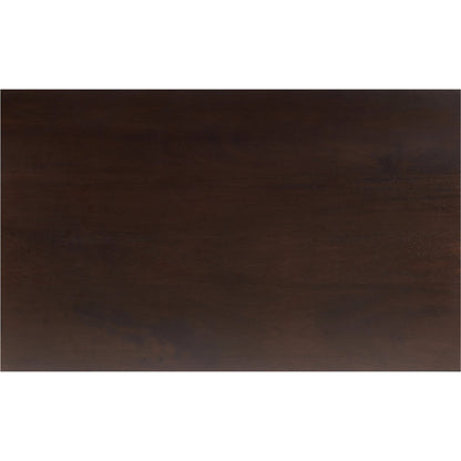 Denman 6 Drawer Dresser by Moe's Home Collection in dark brown. Made from solid mango wood, mdf back, drawer bottom in a unique style.