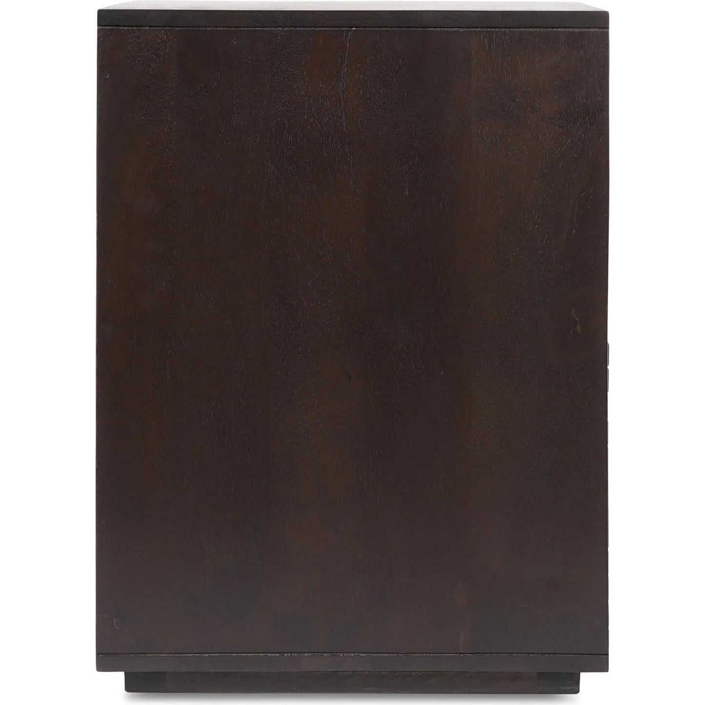 004 SI-2253676 | Additional Silo | Denman Nightstand by Moe's Home Collection in dark brown. Made from solid mango wood, mdf back, drawer bottom in a traditional style.