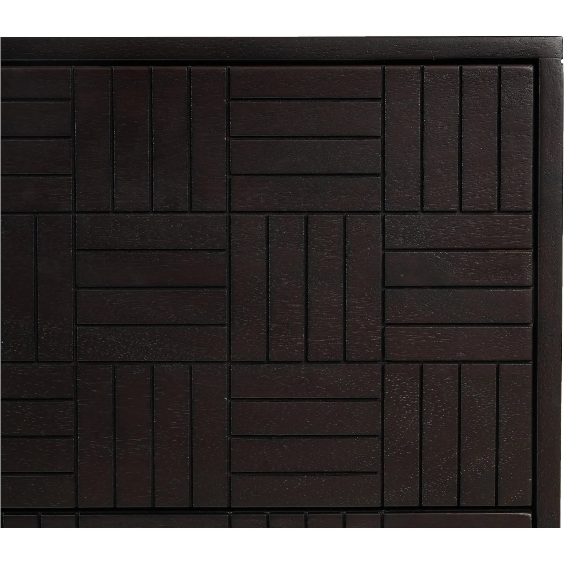 Denman Nightstand by Moe's Home Collection in dark brown. Made from solid mango wood, mdf back, drawer bottom in a traditional style.