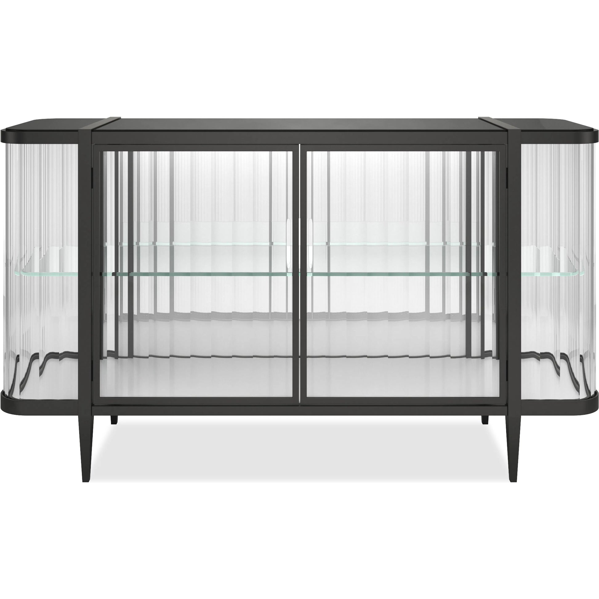 Stop and Stare Console by Caracole. Made from metal, glass, acrylic in a unique style.