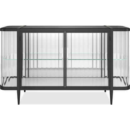 Stop and Stare Console by Caracole. Made from metal, glass, acrylic in a unique style.