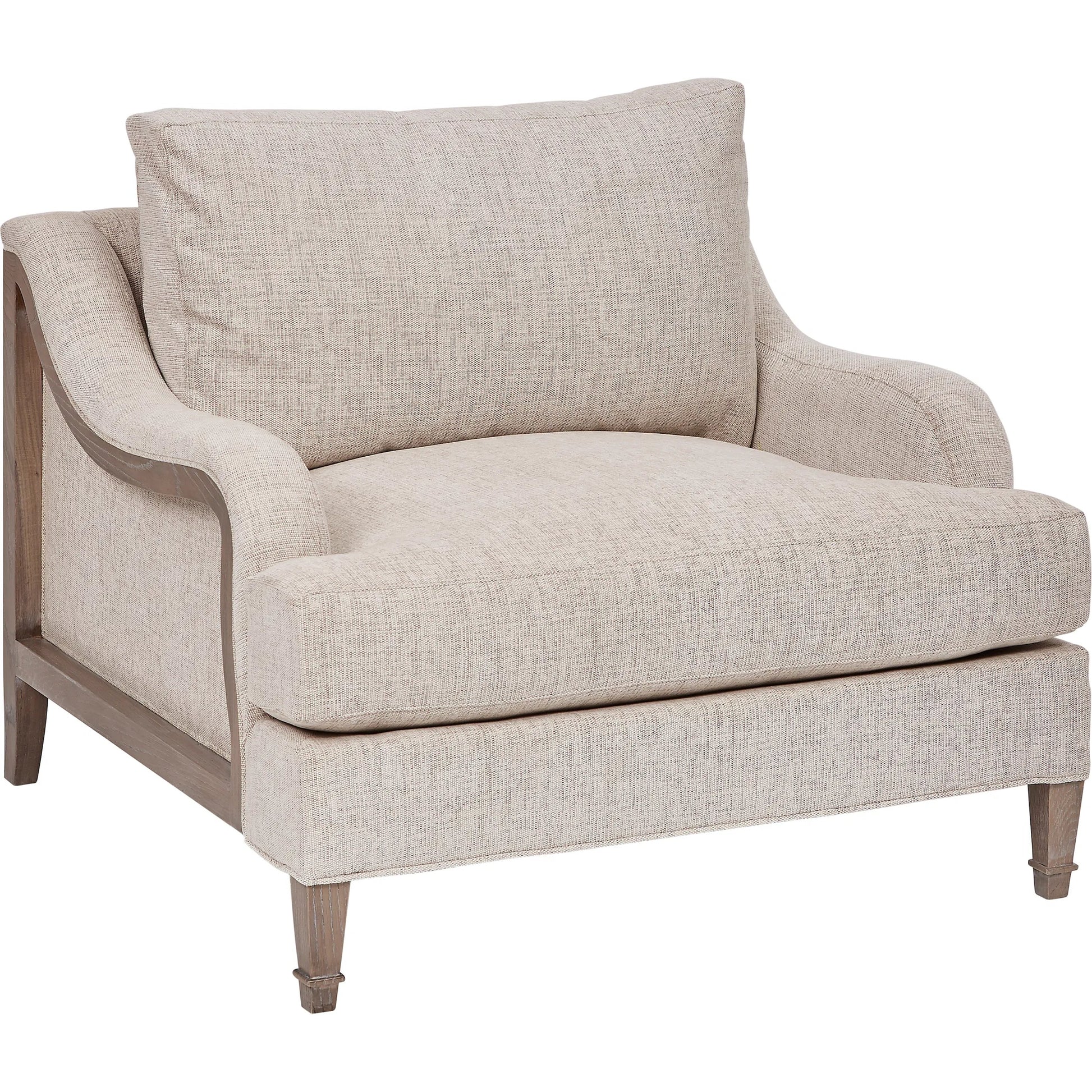 Tresco Lounge Chair by A.R.T. Furniture in tan, dove and smoked. Made from polyester in a transitional style.