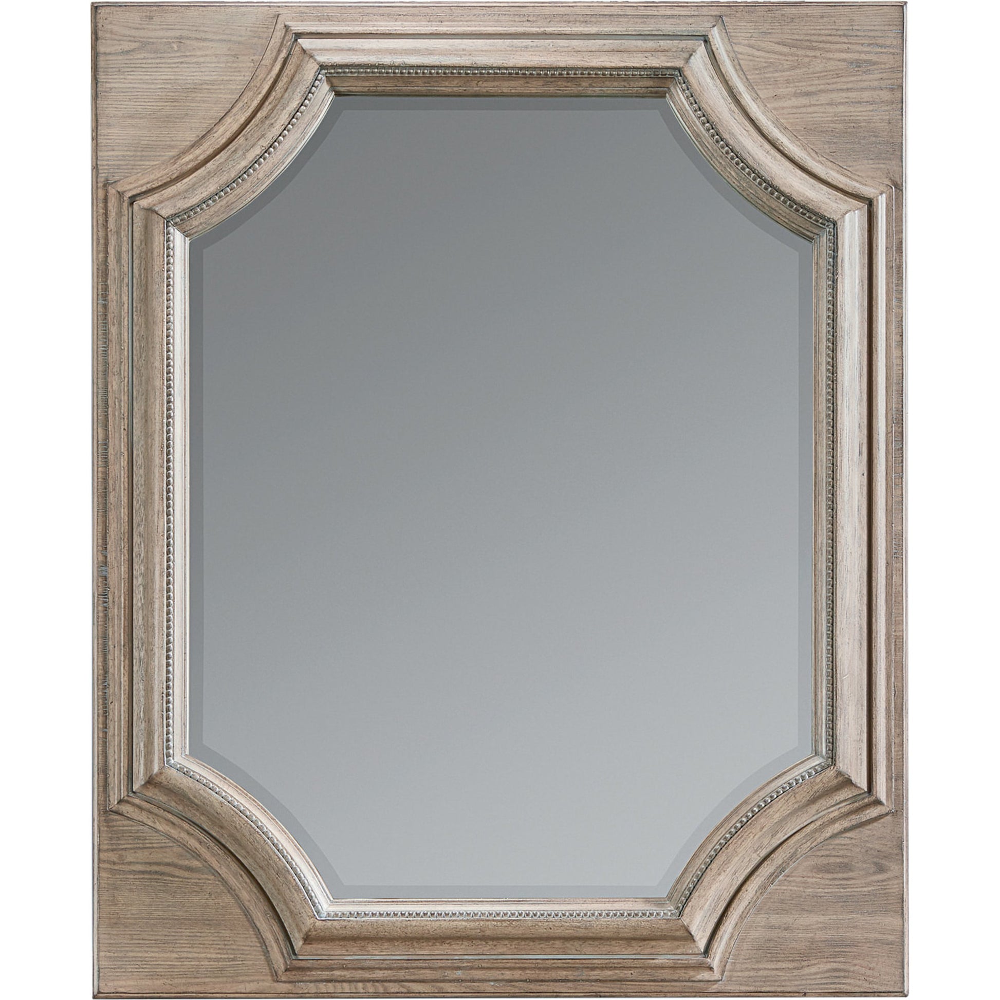 Arch Salvage Searles Mirror by A.R.T. Furniture in brown and parch. Made from parrawood solids, cathedral elm veneers in a cottage & farmhouse style.
