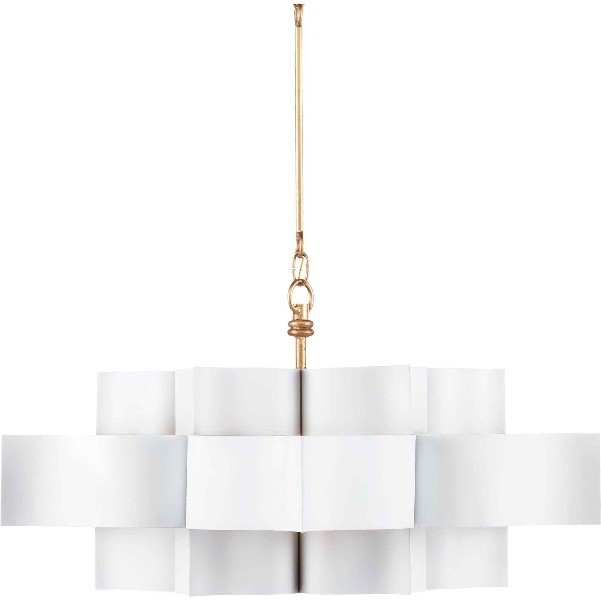 Grand Lotus Chandelier by Currey and Company. Made from unique in a modern style.