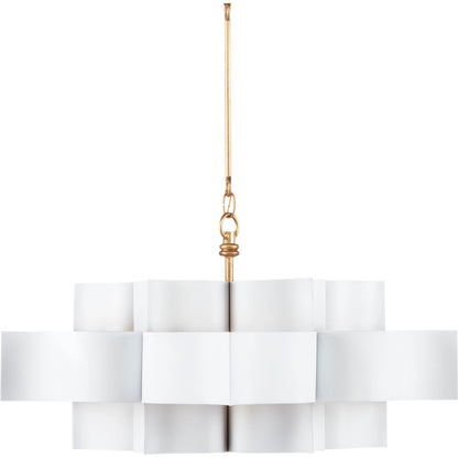 Grand Lotus Chandelier by Currey and Company. Made from unique in a modern style.