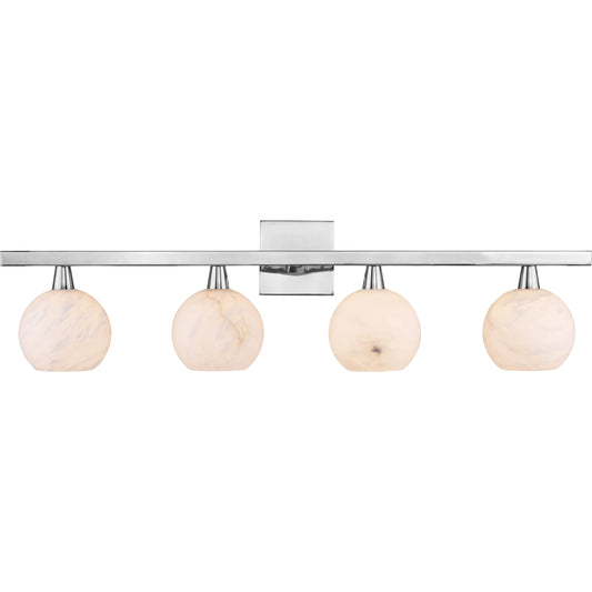 Bombelles Bath Bar by Currey and Company. Made from metal, alabaster in a modern style.