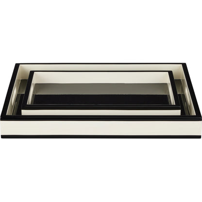 Lacquer Tray Set by Currey and Company. Made from wood in a eclectic & global style.