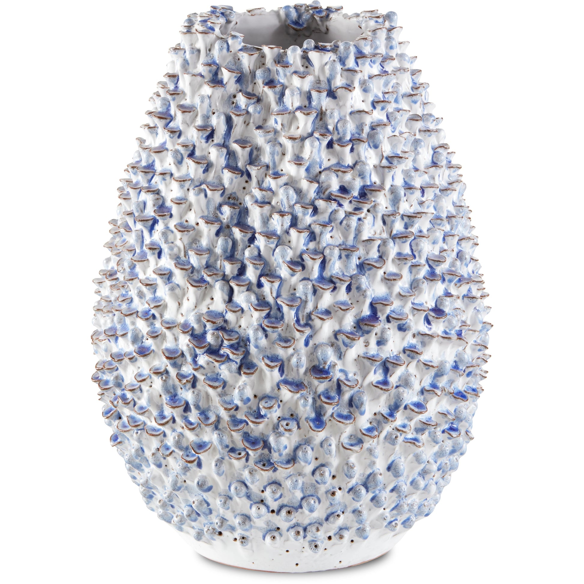 Milione Vase by Currey and Company. Made from ceramic in a coastal style.