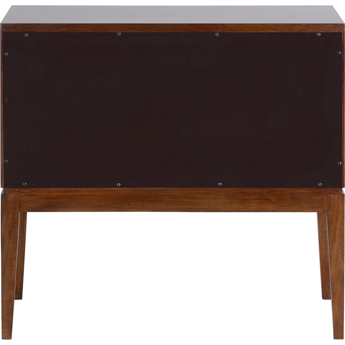 004 SI-2533950 | Additional Silo | Vika Side Table by Chelsea House in brown and dark walnut, polished nickel. Made from unique in a unique style.