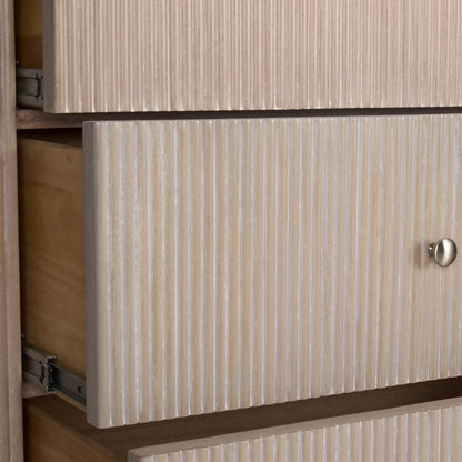 Daria Dresser by Chelsea House in gray and lime wash. Made from unique in a unique style.