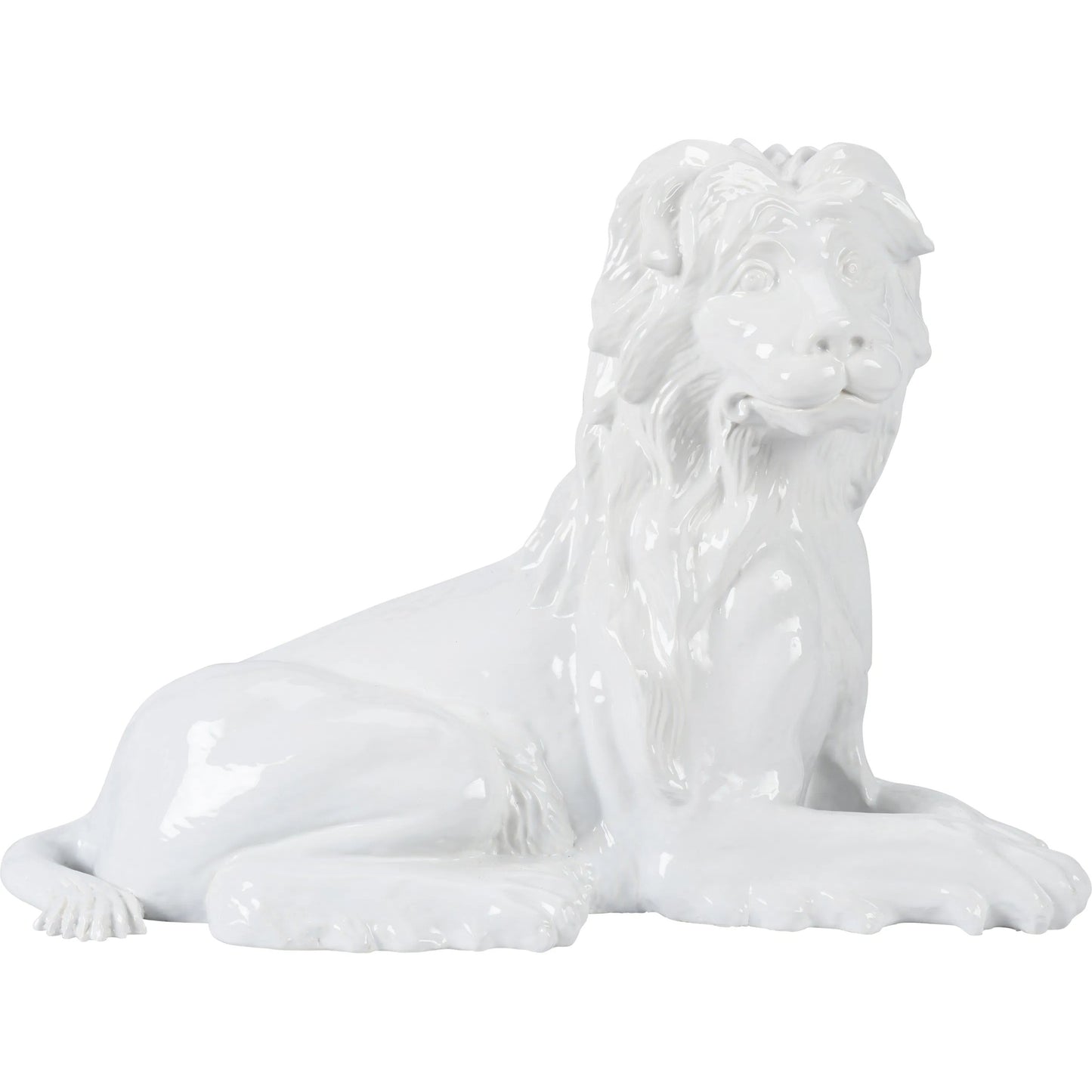002 SI-2533875 | Additional Silo | Meissen Lion by Chelsea House in white, cream and white glaze. Made from unique in a unique style.