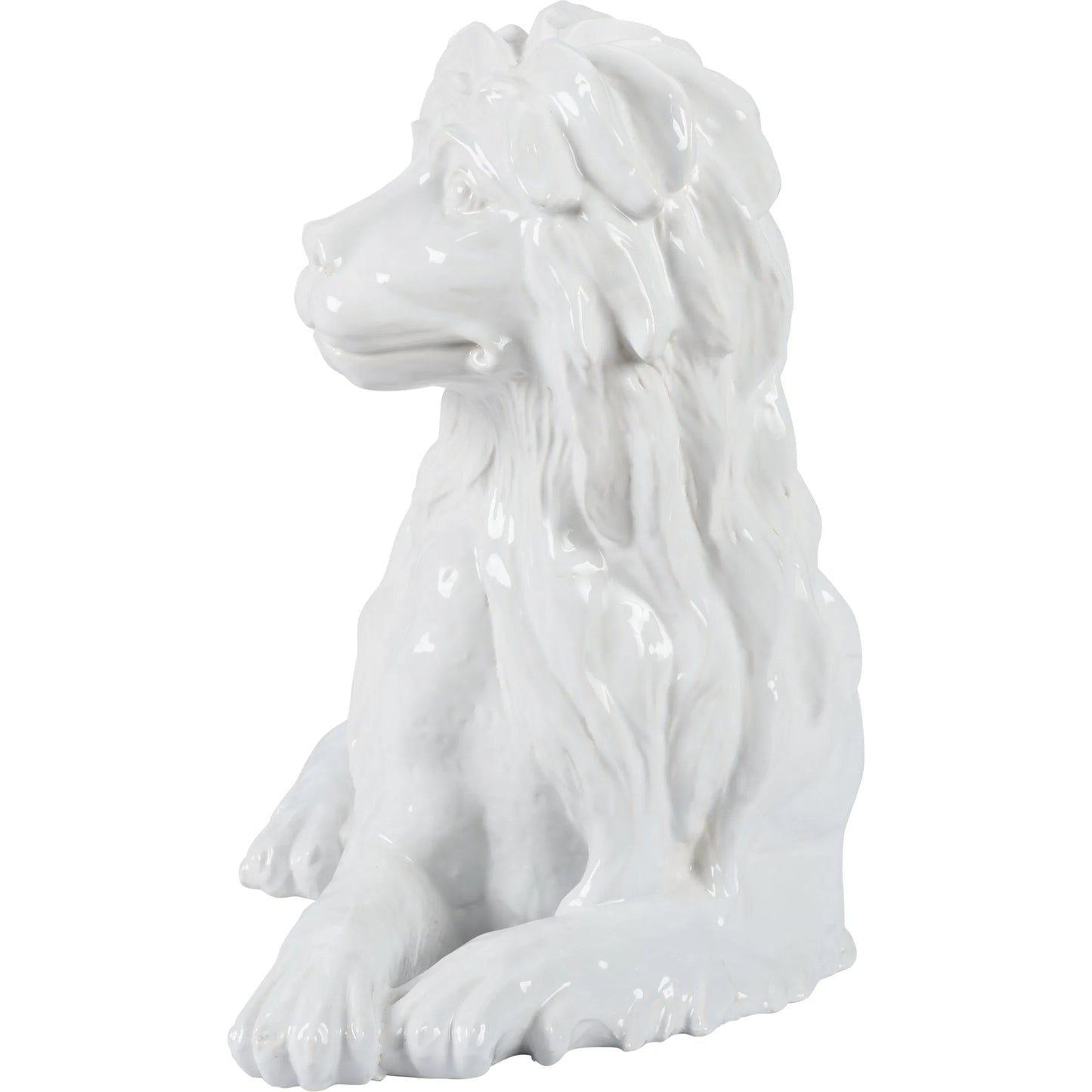 003 SI-2533875 | Additional Silo | Meissen Lion by Chelsea House in white, cream and white glaze. Made from unique in a unique style.