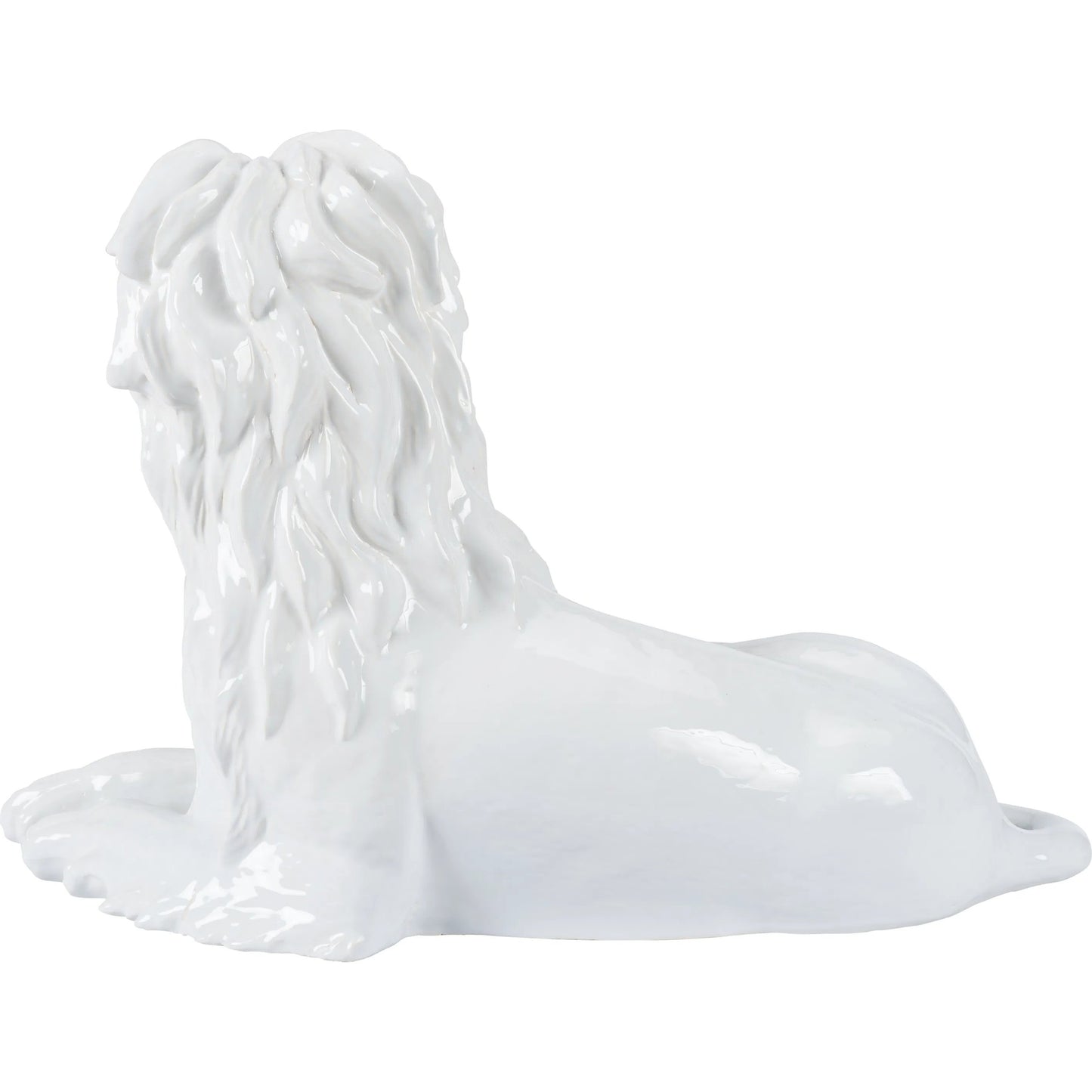 005 SI-2533875 | Additional Silo | Meissen Lion by Chelsea House in white, cream and white glaze. Made from unique in a unique style.