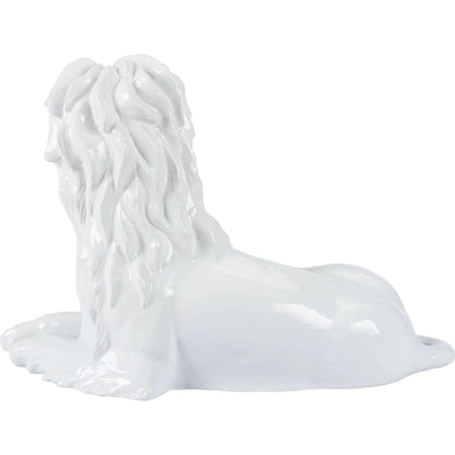 Meissen Lion by Chelsea House in white, cream and white glaze. Made from unique in a unique style.
