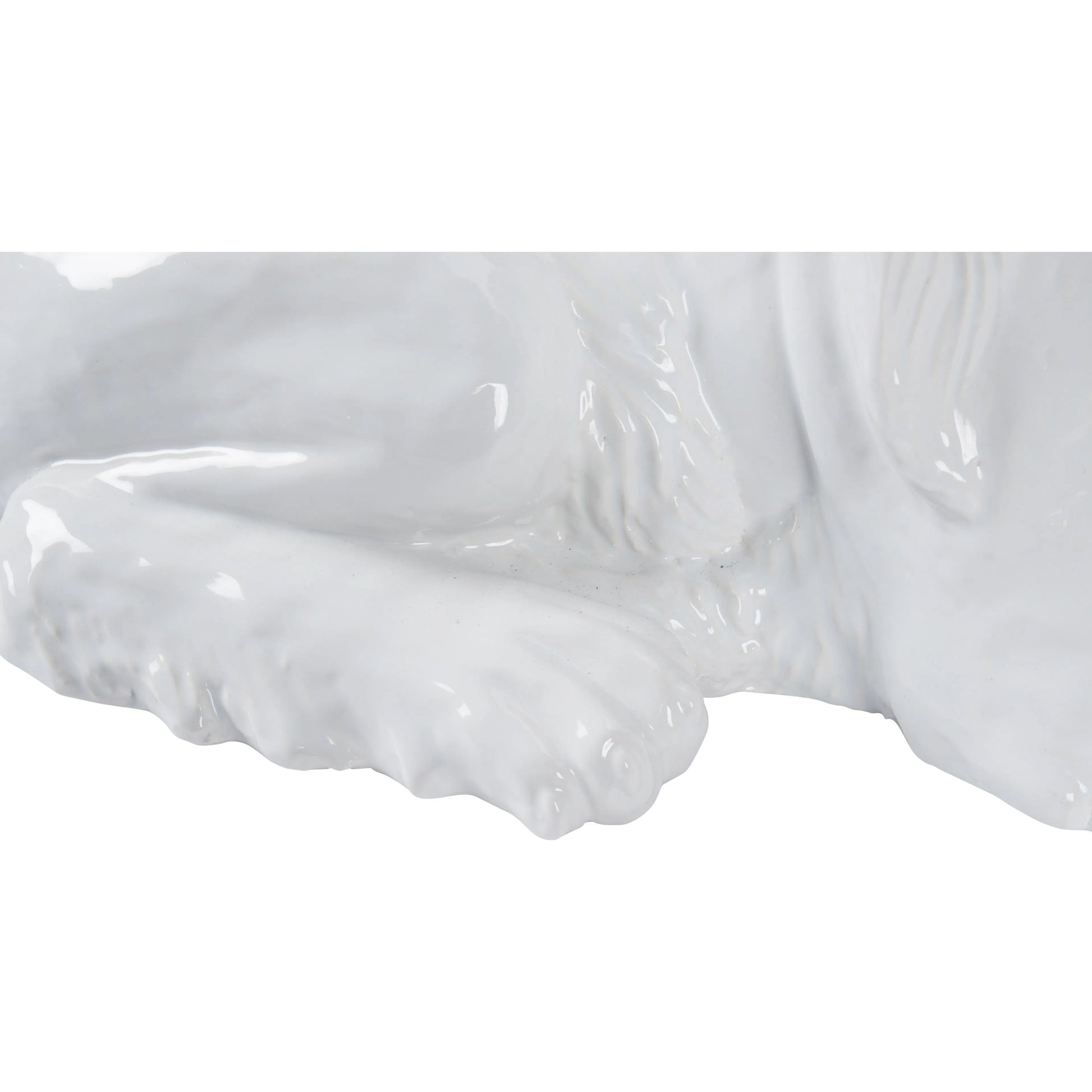 Meissen Lion by Chelsea House in white, cream and white glaze. Made from unique in a unique style.