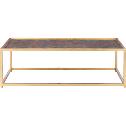 Chinoiserie Coffee Table by Chelsea House in gold leaf, hand painted, clear. Made from unique in a unique style.