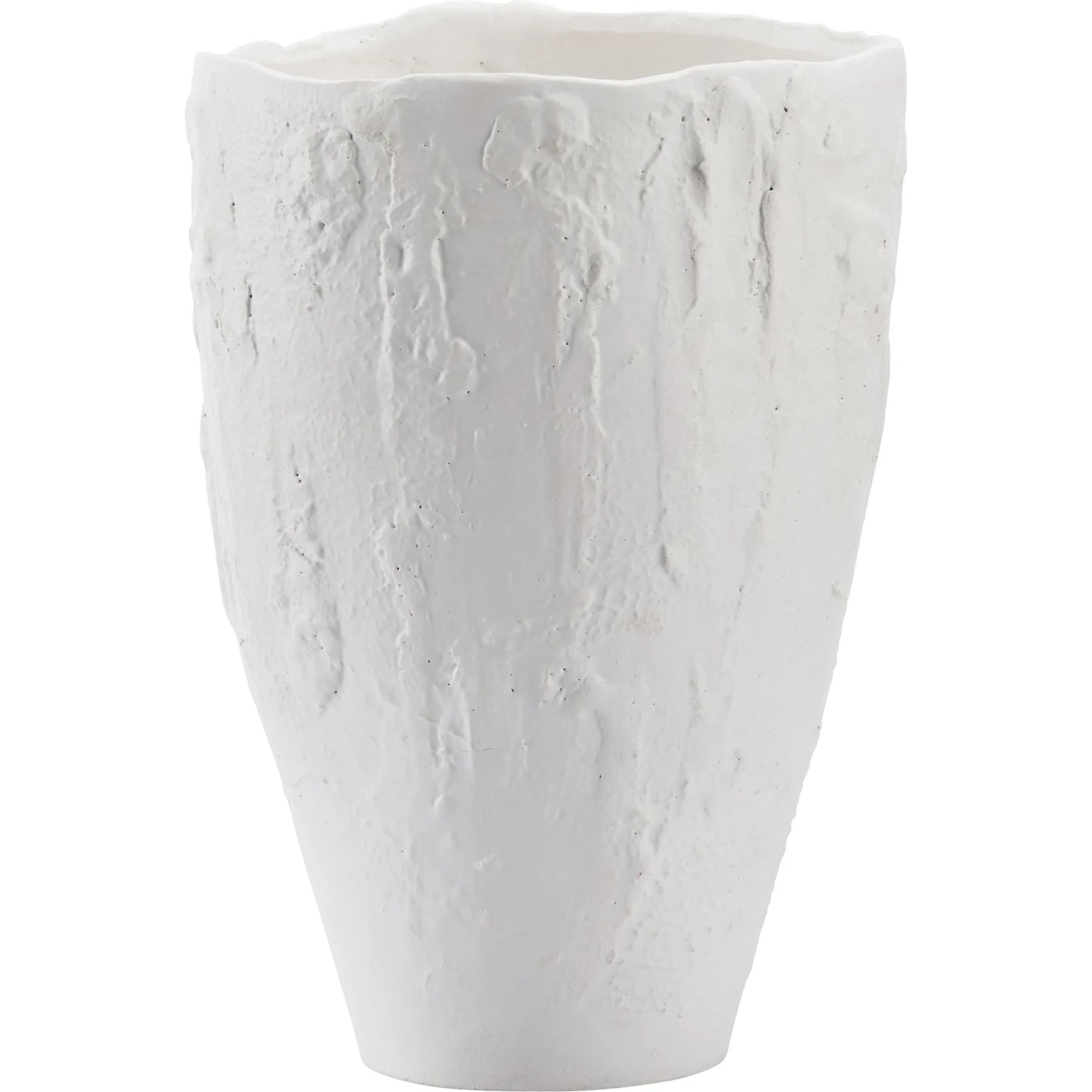 002 SI-2533838 | Additional Silo | Fiorenzo Vase by Chelsea House in white, cream and matte white glaze. Made from unique in a unique style.
