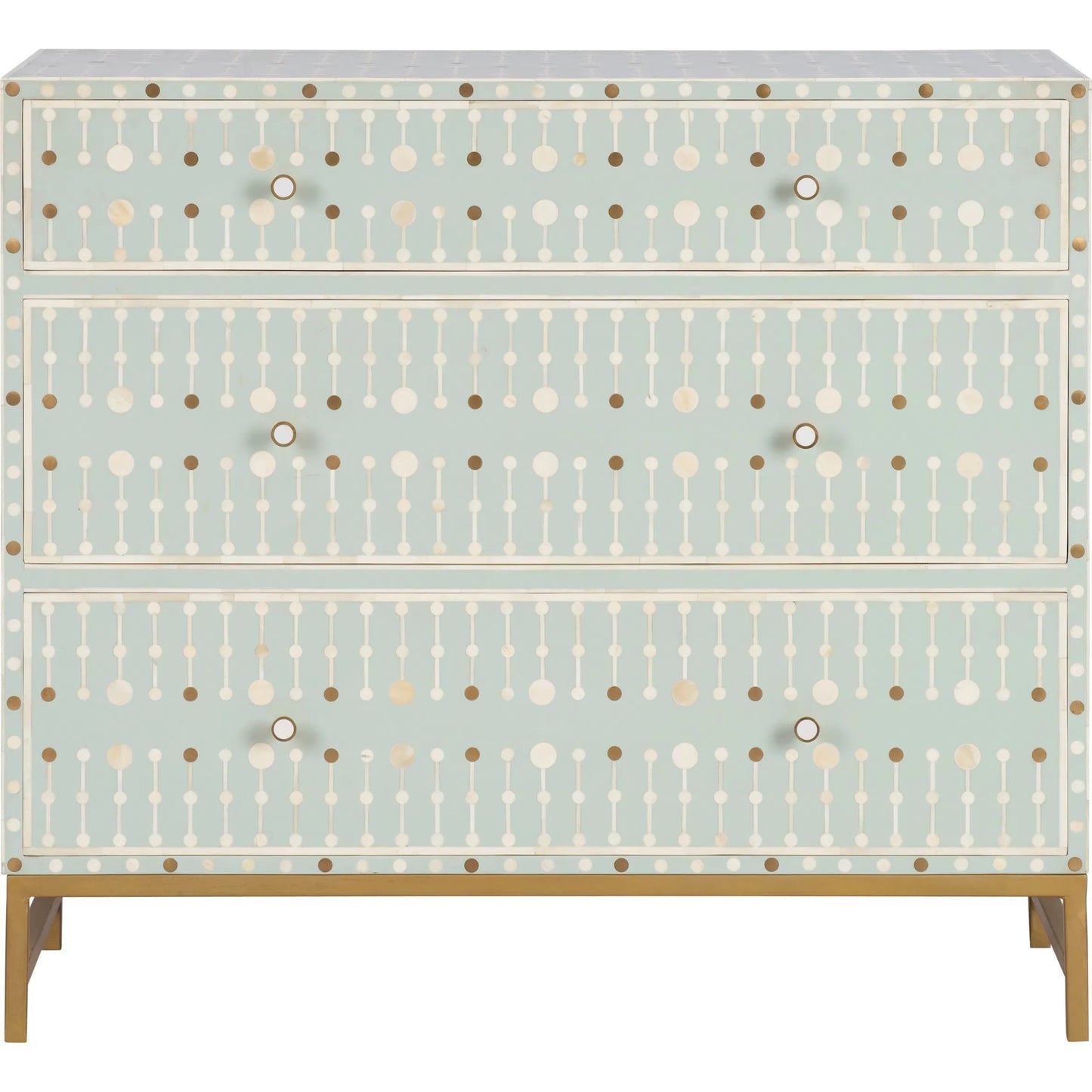 001 SI-2533861 | Additional Silo | Knox Chest by Chelsea House in green, gold and green, gold, cream. Made from unique in a unique style.