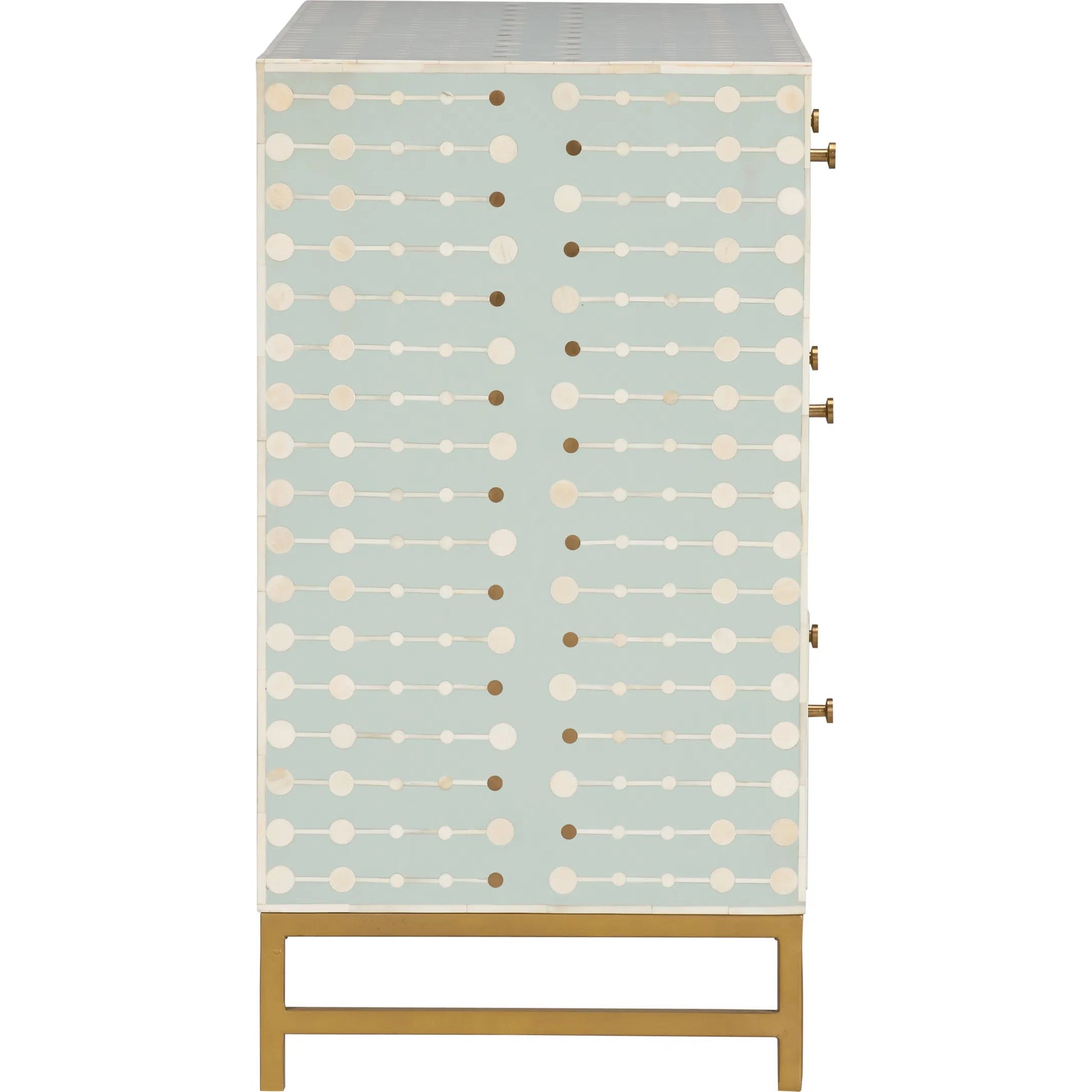 Knox Chest by Chelsea House in green, gold and green, gold, cream. Made from unique in a unique style.