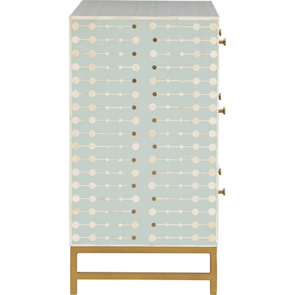 Knox Chest by Chelsea House in green, gold and green, gold, cream. Made from unique in a unique style.