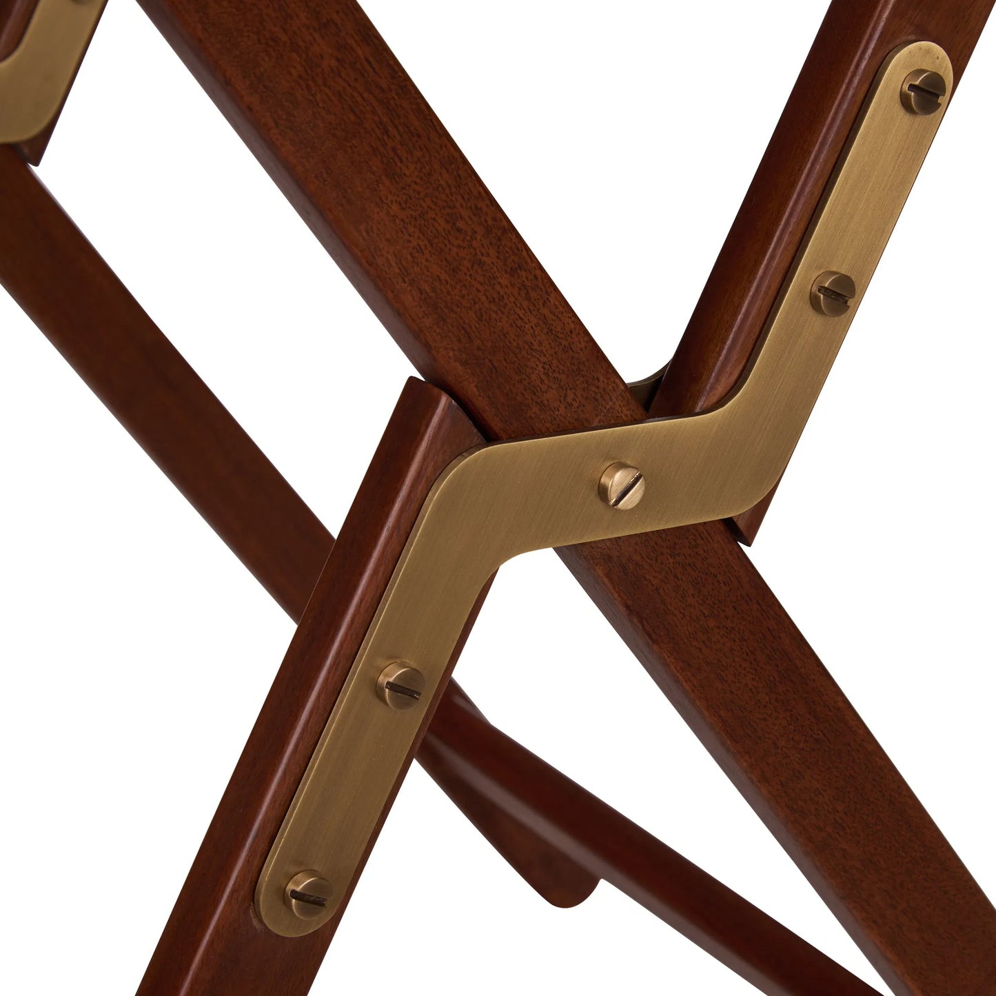 008 SI-2533923 | Additional Silo | Roland Butler's Tray and Stand by Chelsea House in brown, gold and brown, antique brass. Made from unique in a unique style.