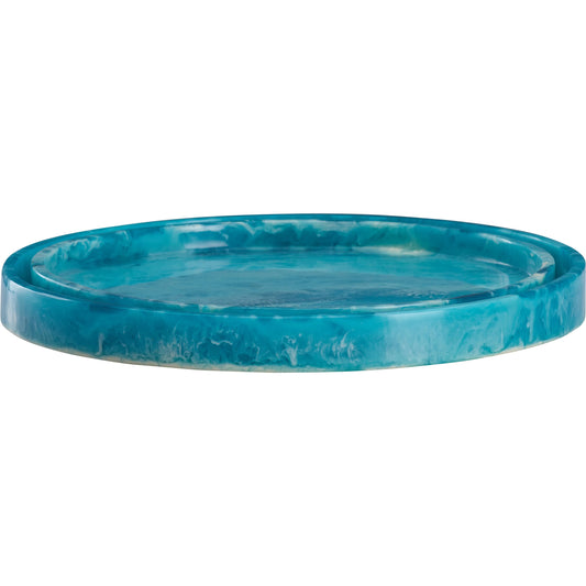 Vista Blue Tray (Set of 2) by Chelsea House in blue and blue. Made from unique in a unique style.