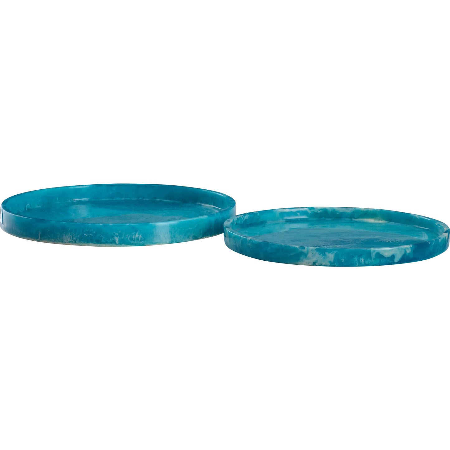 002 SI-2533972 | Additional Silo | Vista Blue Tray (Set of 2) by Chelsea House in blue and blue. Made from unique in a unique style.