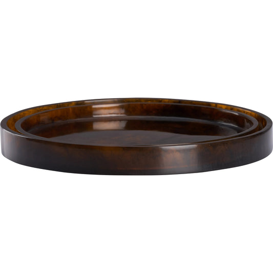 Vista Tortoise Tray (Set of 2) by Chelsea House in black, brown and tortoise. Made from unique in a unique style.