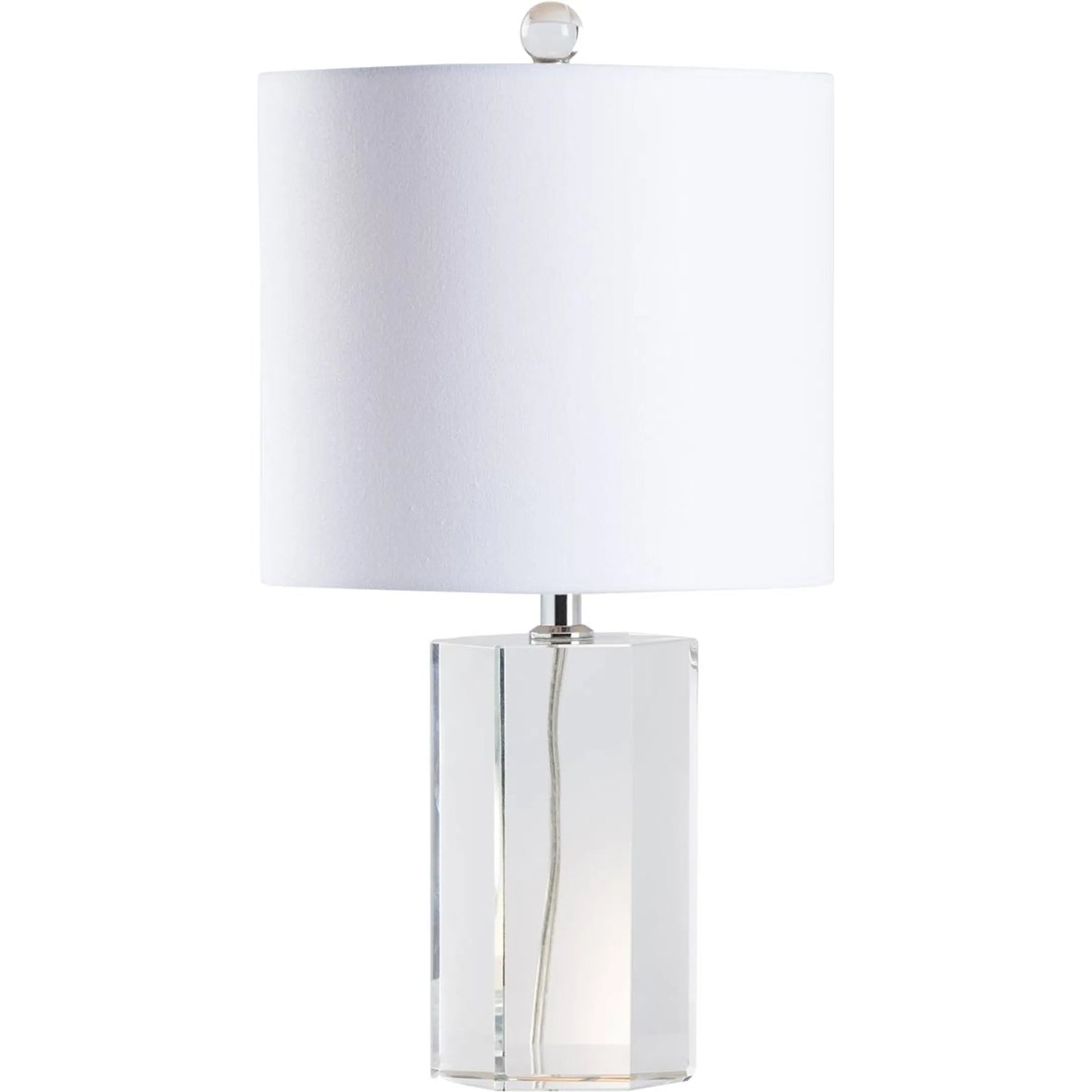 Antonia Petite Crystal Lamp by Chelsea House in clear and clear, polished nickel. Made from unique in a unique style.