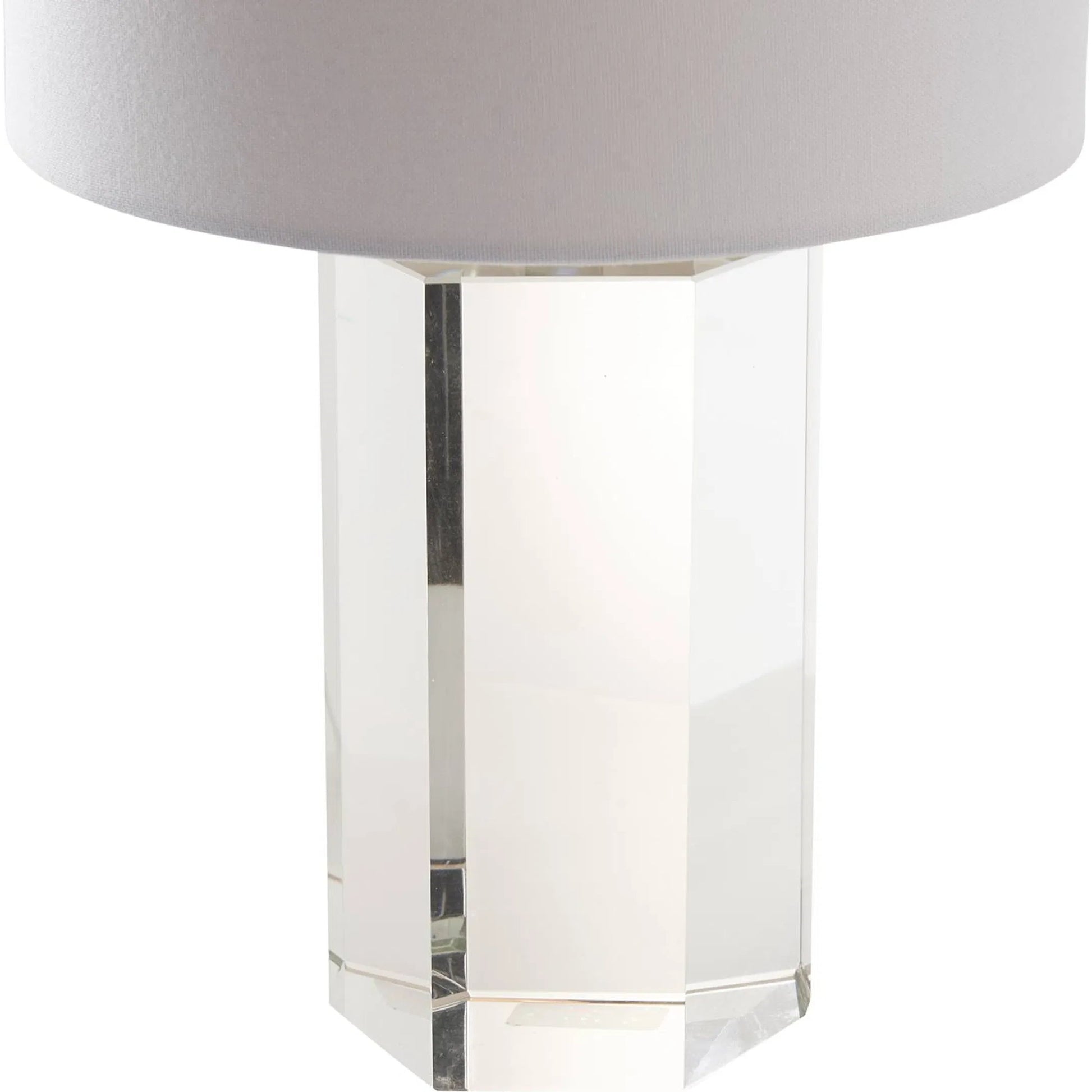Antonia Petite Crystal Lamp by Chelsea House in clear and clear, polished nickel. Made from unique in a unique style.