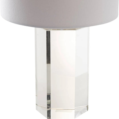 Antonia Petite Crystal Lamp by Chelsea House in clear and clear, polished nickel. Made from unique in a unique style.