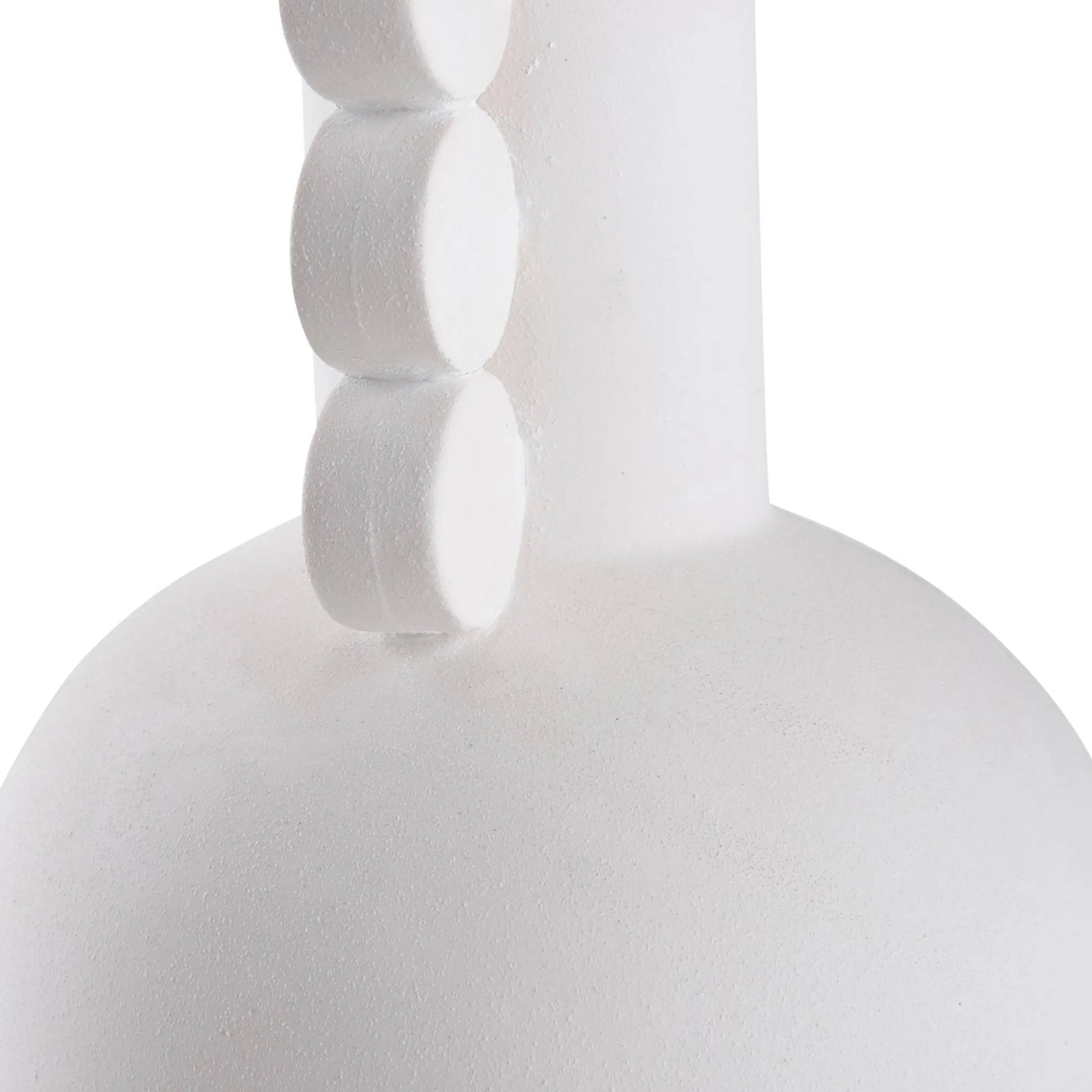 Allegra Table Lamp by Chelsea House in white, cream and matte white glaze. Made from unique in a unique style.