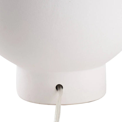 Allegra Table Lamp by Chelsea House in white, cream and matte white glaze. Made from unique in a unique style.