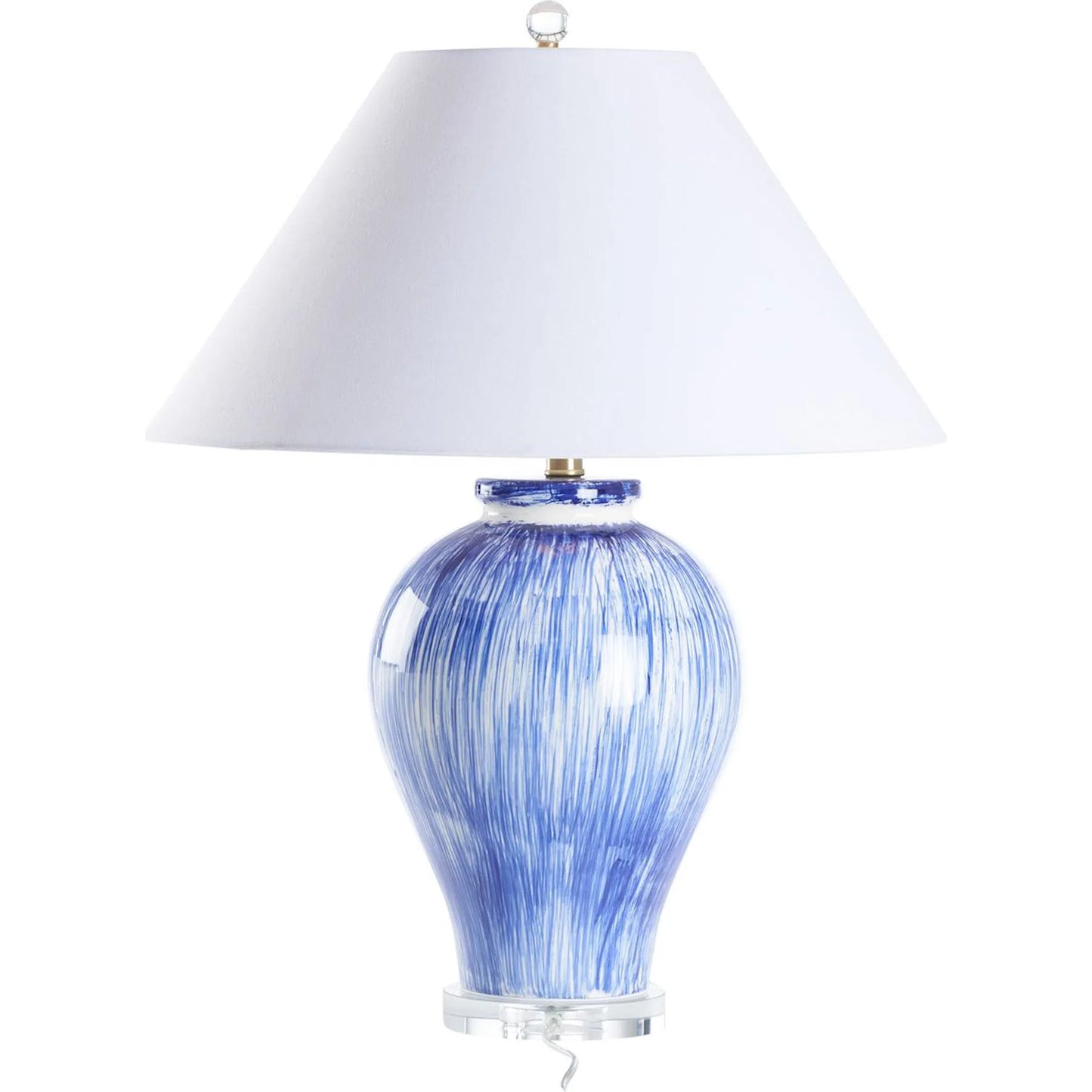 002 SI-2533819 | Additional Silo | Dree Table Lamp by Chelsea House in blue, white, cream and blue, white glaze, clear. Made from unique in a unique style.