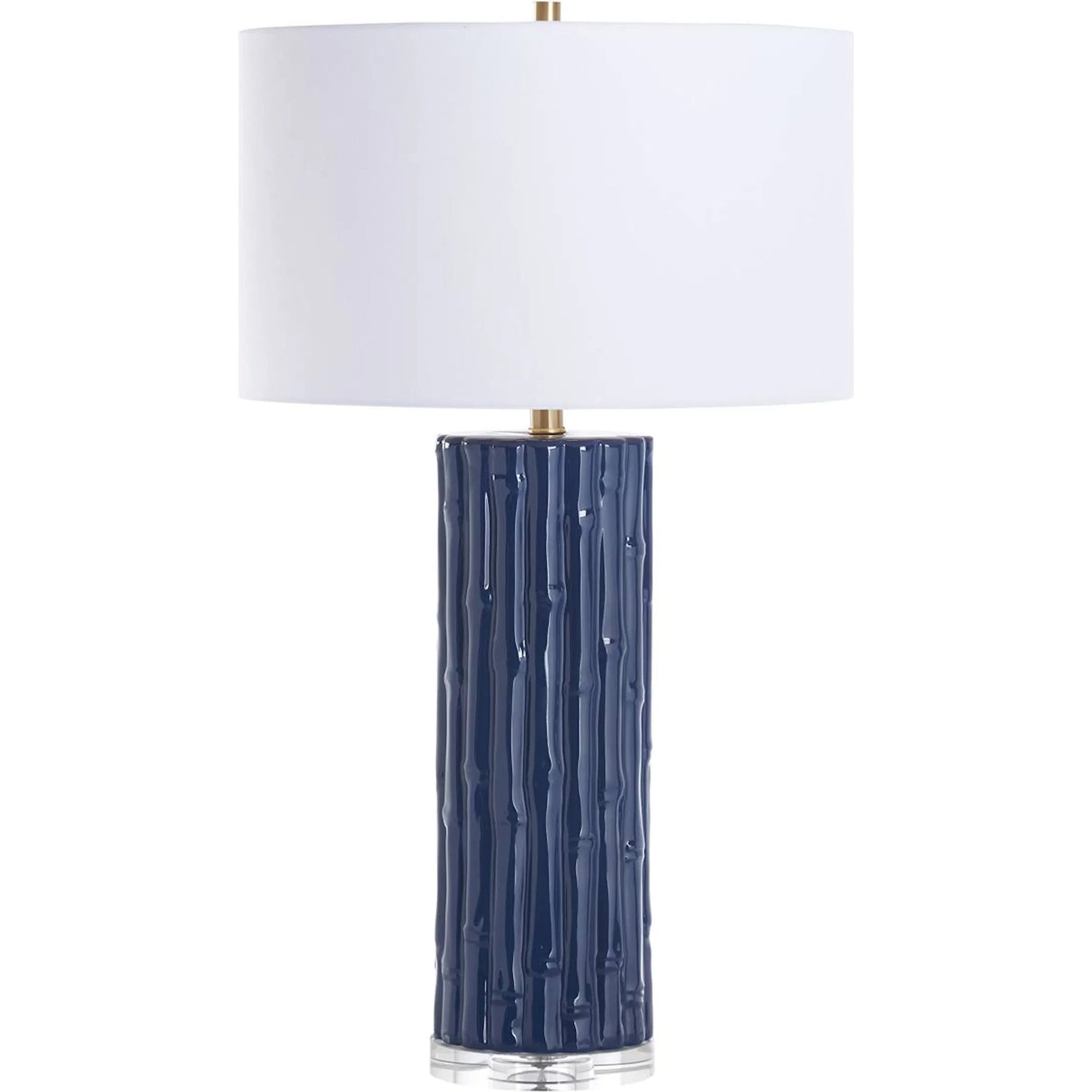 Bailey Table Lamp by Chelsea House in blue and blue glaze, clear. Made from unique in a unique style.