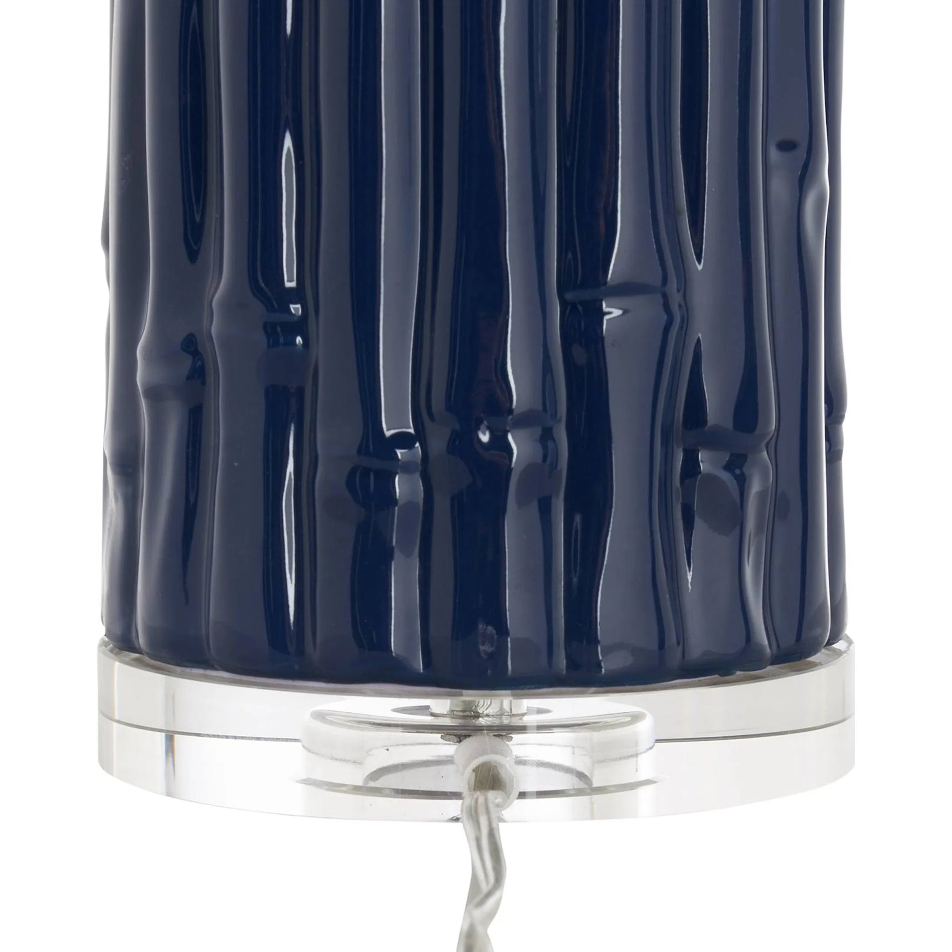 Bailey Table Lamp by Chelsea House in blue and blue glaze, clear. Made from unique in a unique style.