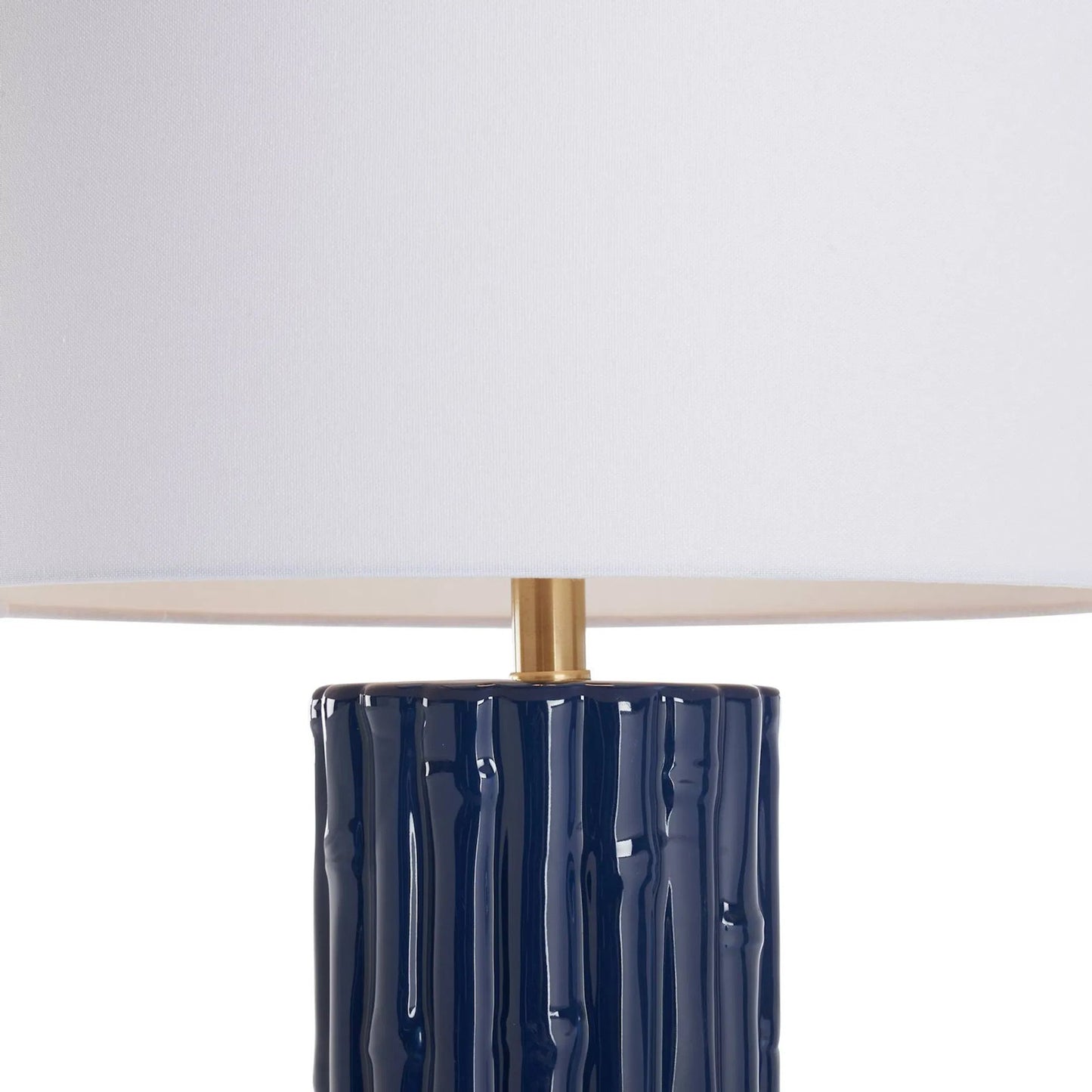 004 SI-2533793 | Closeup | Bailey Table Lamp by Chelsea House in blue and blue glaze, clear. Made from unique in a unique style.