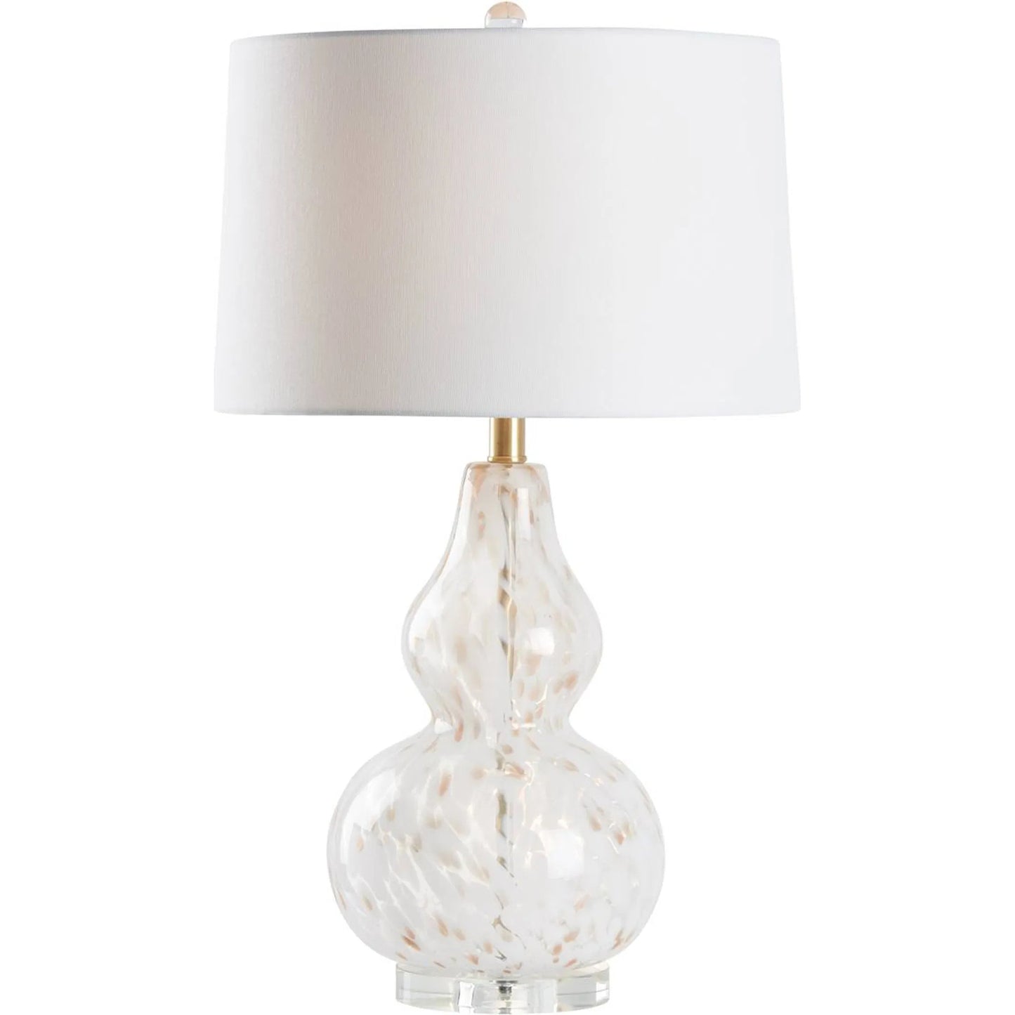 000 SI-2533826 | Primary Silo | Emilio Table Lamp by Chelsea House in white, cream and mottled cream, clear. Made from unique in a unique style.