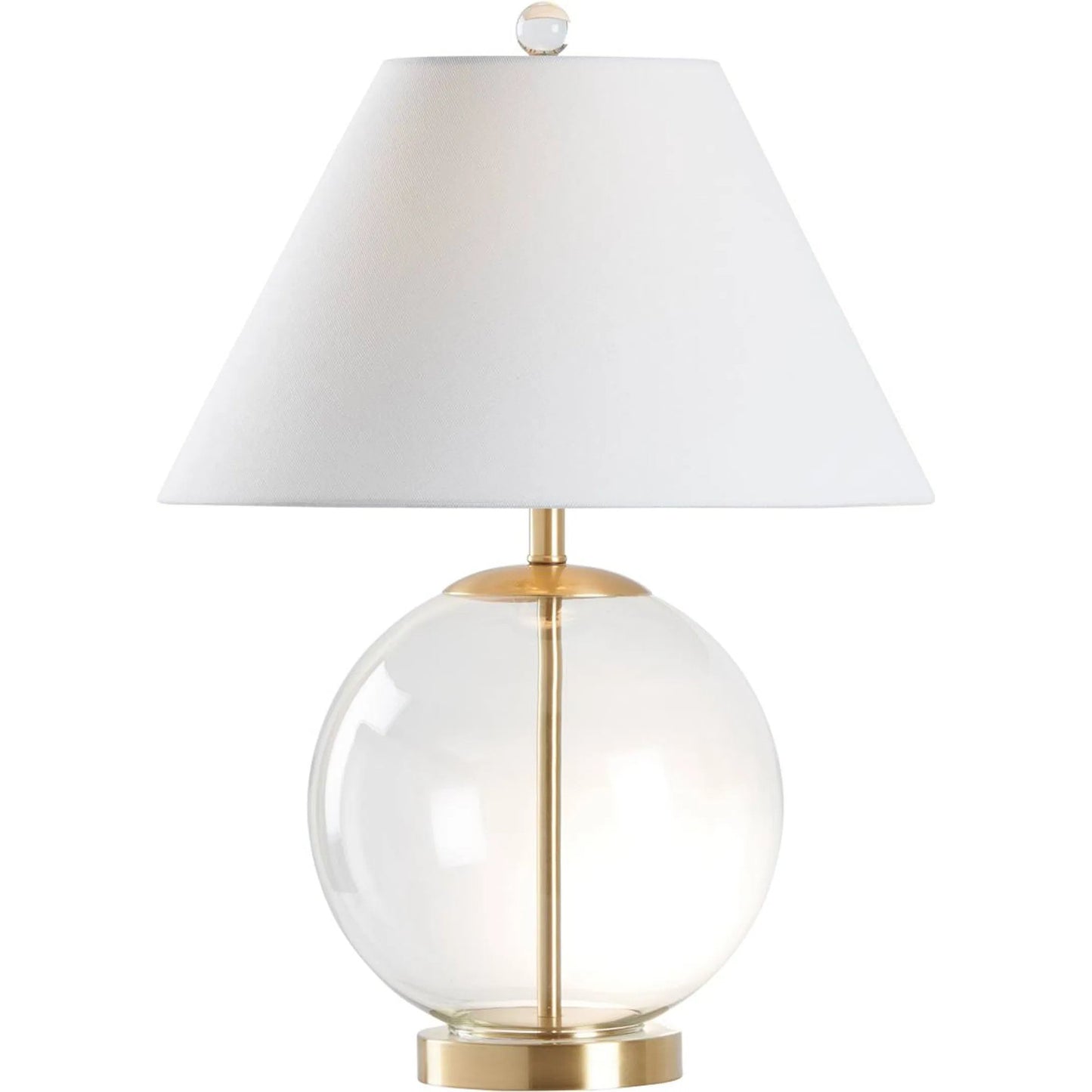 001 SI-2533781 | Primary Silo | Alber Table Lamp by Chelsea House in gold and clear, brushed brass. Made from unique in a unique style.