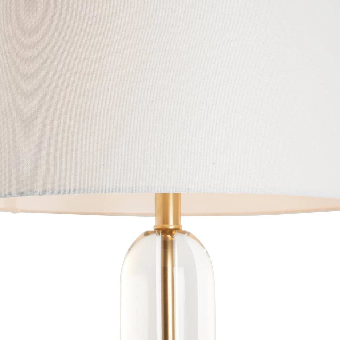 004 SI-2533839 | Closeup | Flynn Table Lamp by Chelsea House in gold and clear, brushed brass. Made from unique in a unique style.