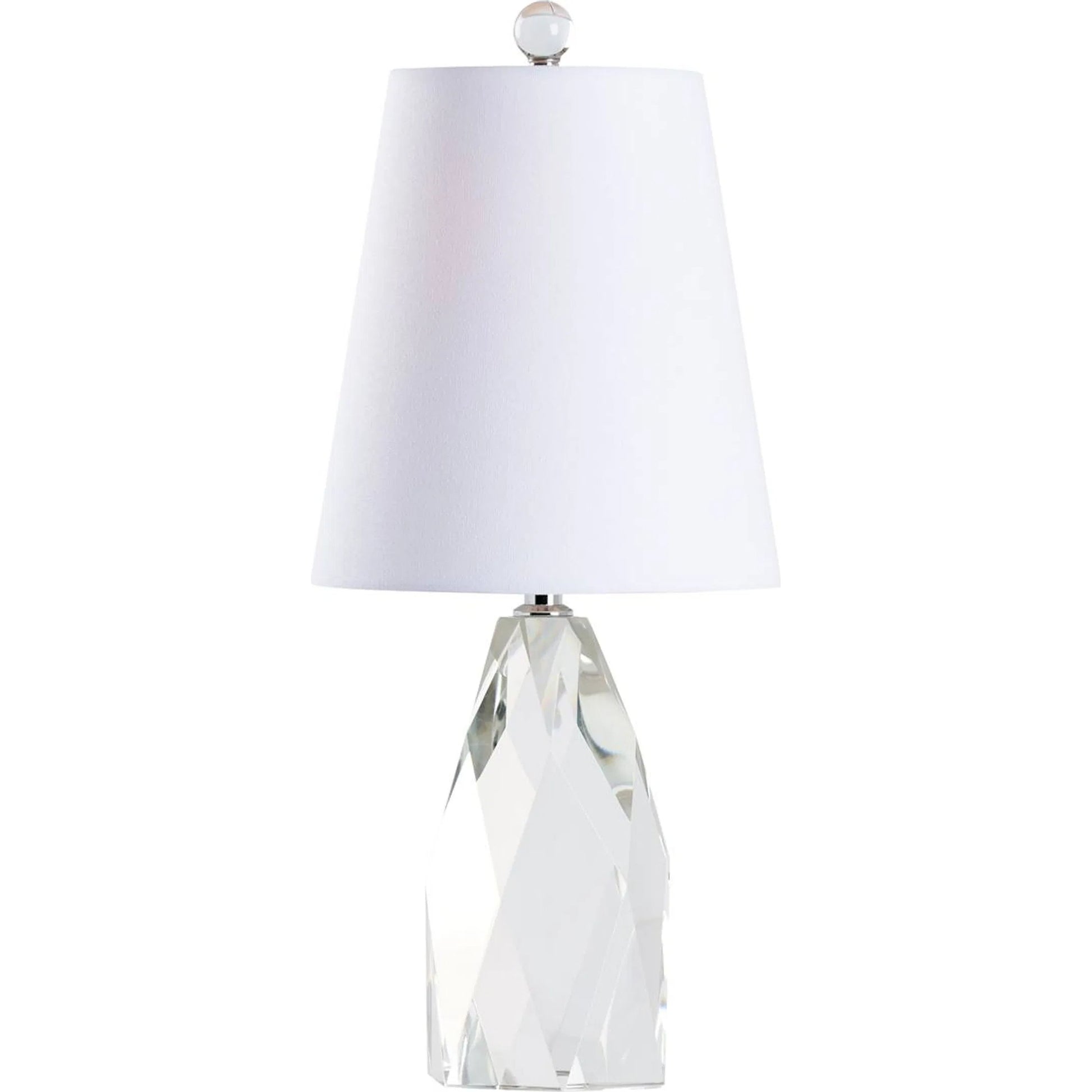 Collette Table Lamp by Chelsea House in clear and clear, polished nickel. Made from unique in a unique style.