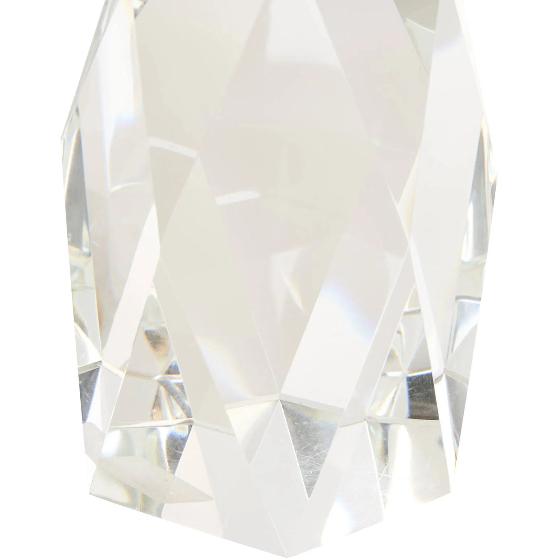 Collette Table Lamp by Chelsea House in clear and clear, polished nickel. Made from unique in a unique style.