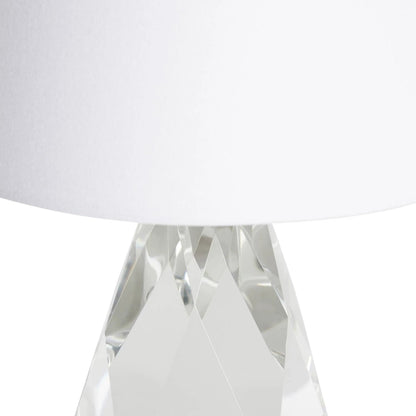 Collette Table Lamp by Chelsea House in clear and clear, polished nickel. Made from unique in a unique style.
