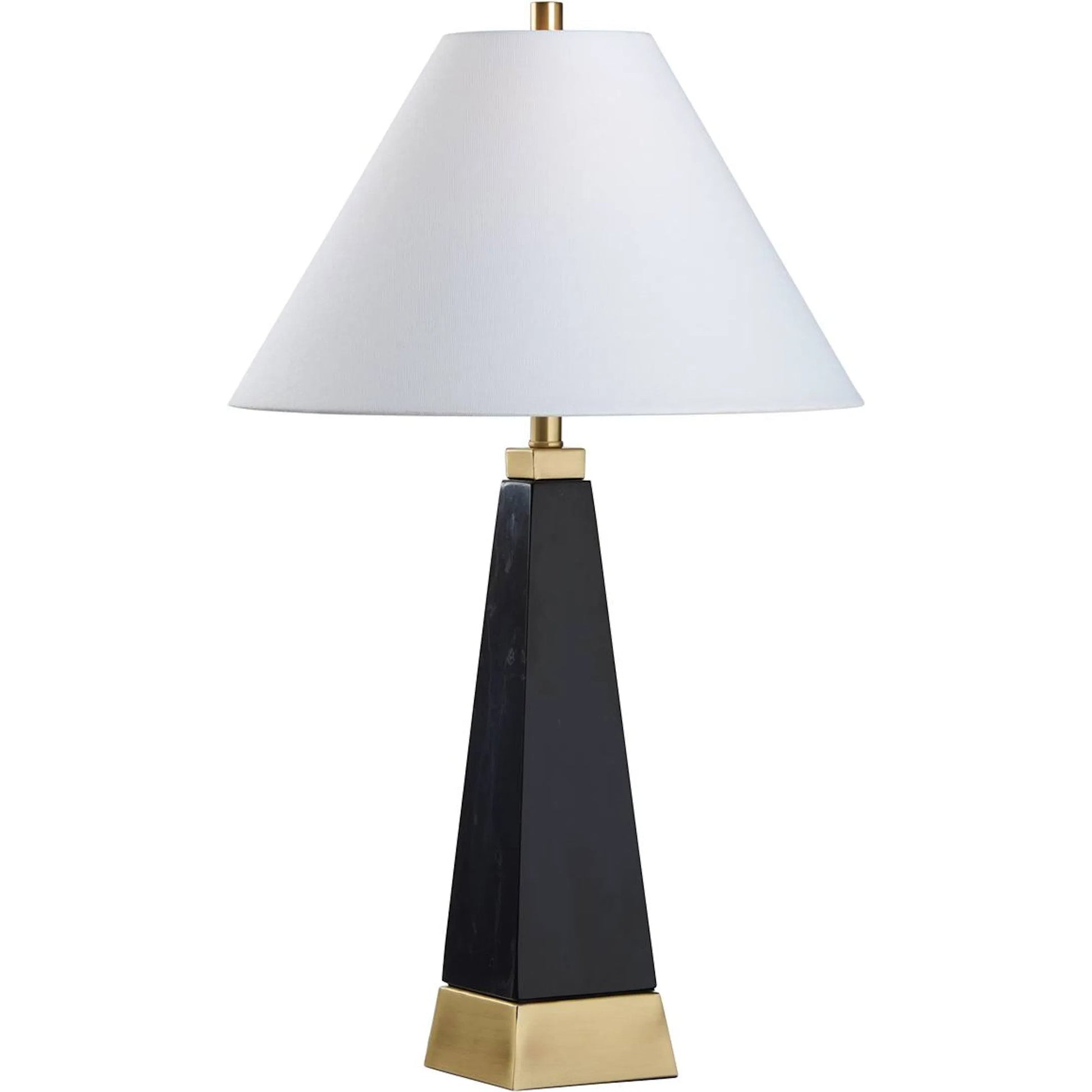 Oscar Table Lamp by Chelsea House in black, gold and natural black, antique brass. Made from unique in a unique style.