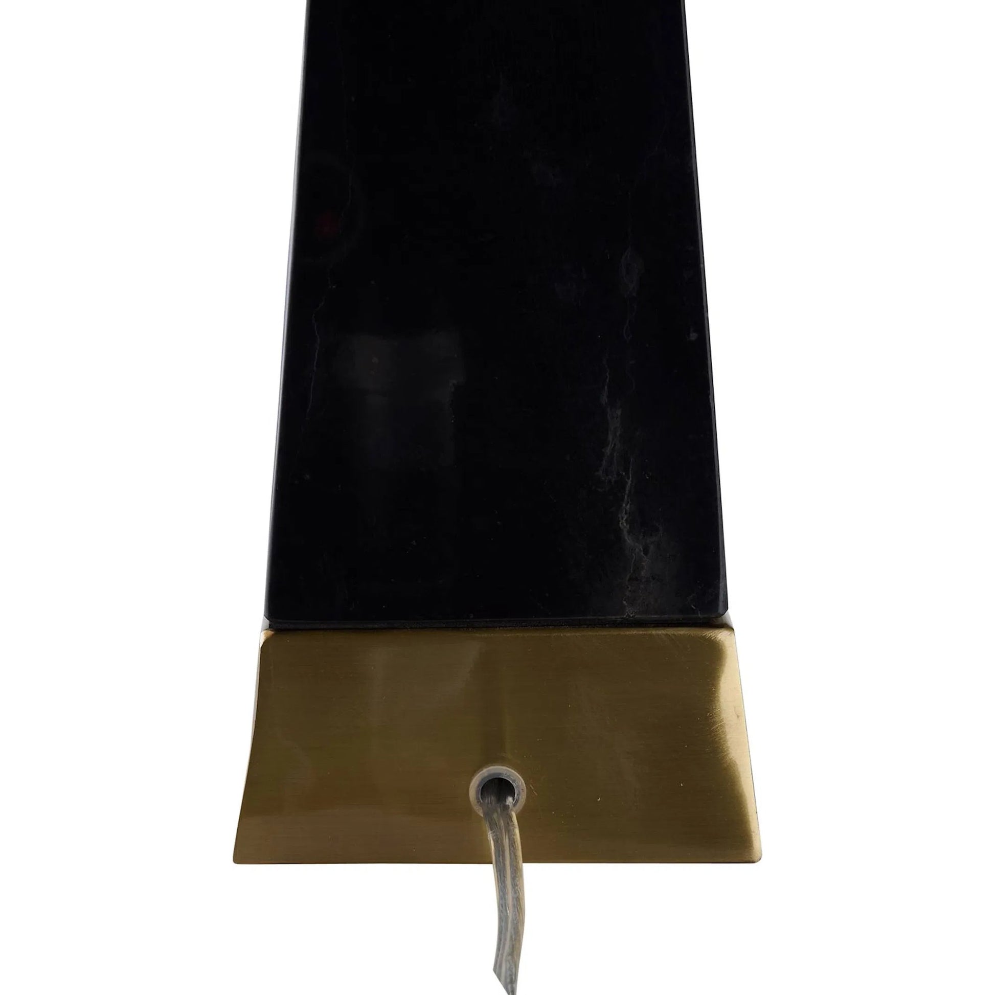 Oscar Table Lamp by Chelsea House in black, gold and natural black, antique brass. Made from unique in a unique style.